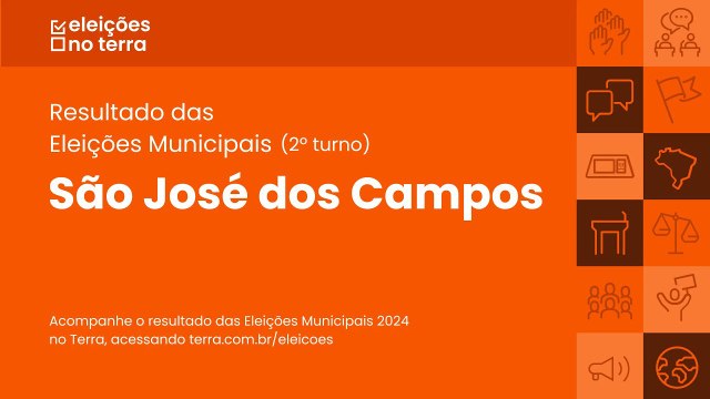 Resultado do 2° turno das Eleições 2024 em São José dos Campos/SP