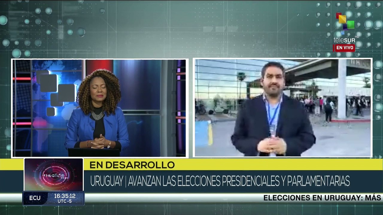 Falta una hora para el cierre de los comicios y el partido  Frente Amplio espera los resultados