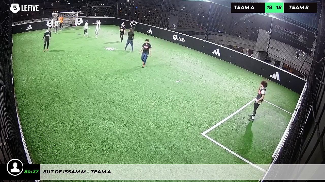 But de Issam M - Team A