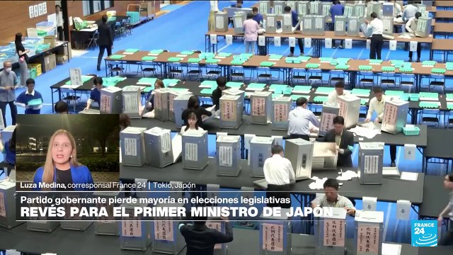 Informe desde Tokio: partido gobernante de Japón pierde las elecciones legislativas
