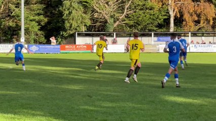 Action during the Crediton United FC v Stoke Gabriel and Torbay Police match, video by Alan Quick IMG_6333