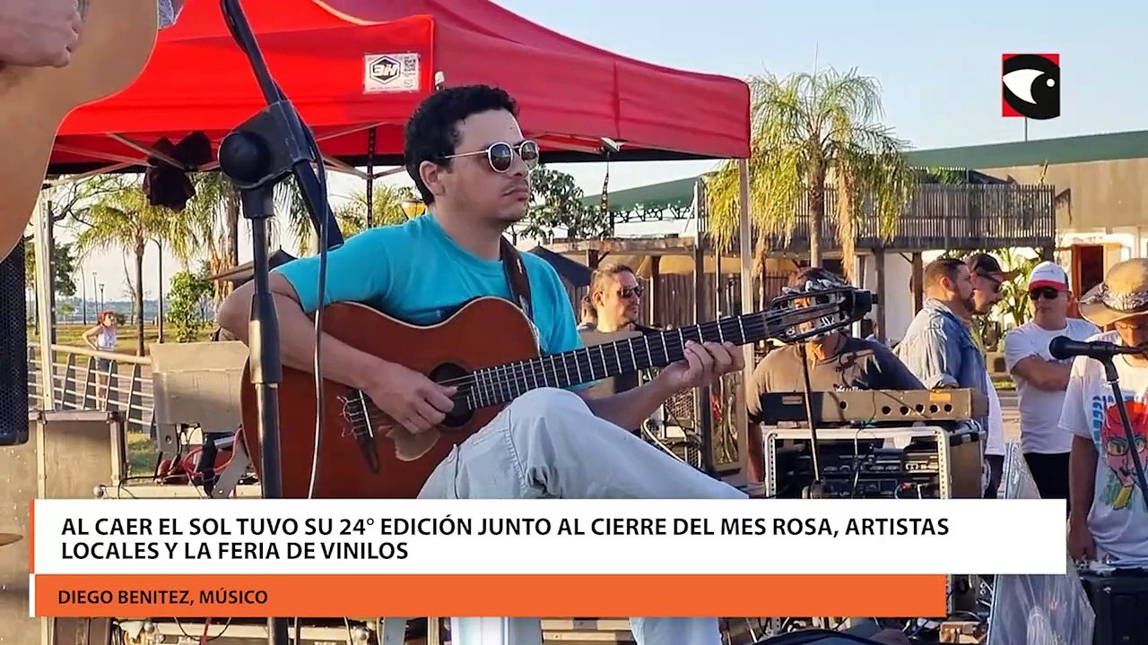 Al Caer el Sol tuvo su 24° edición junto al cierre del mes rosa, artistas locales y la feria de vinilos
