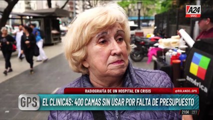 HOSPITAL DE CLÍNICAS: 400 CAMAS SIN USAR POR FALTA DE PRESUPUESTO