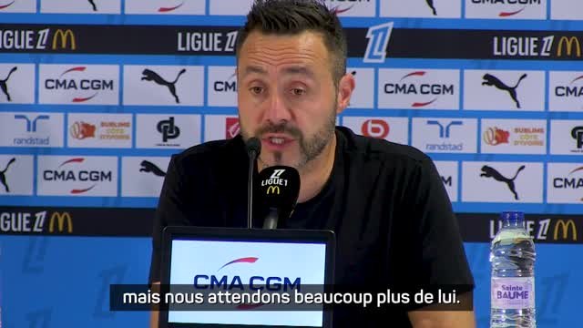 Marseille - De Zerbi : Nous attendons beaucoup plus de Greenwood