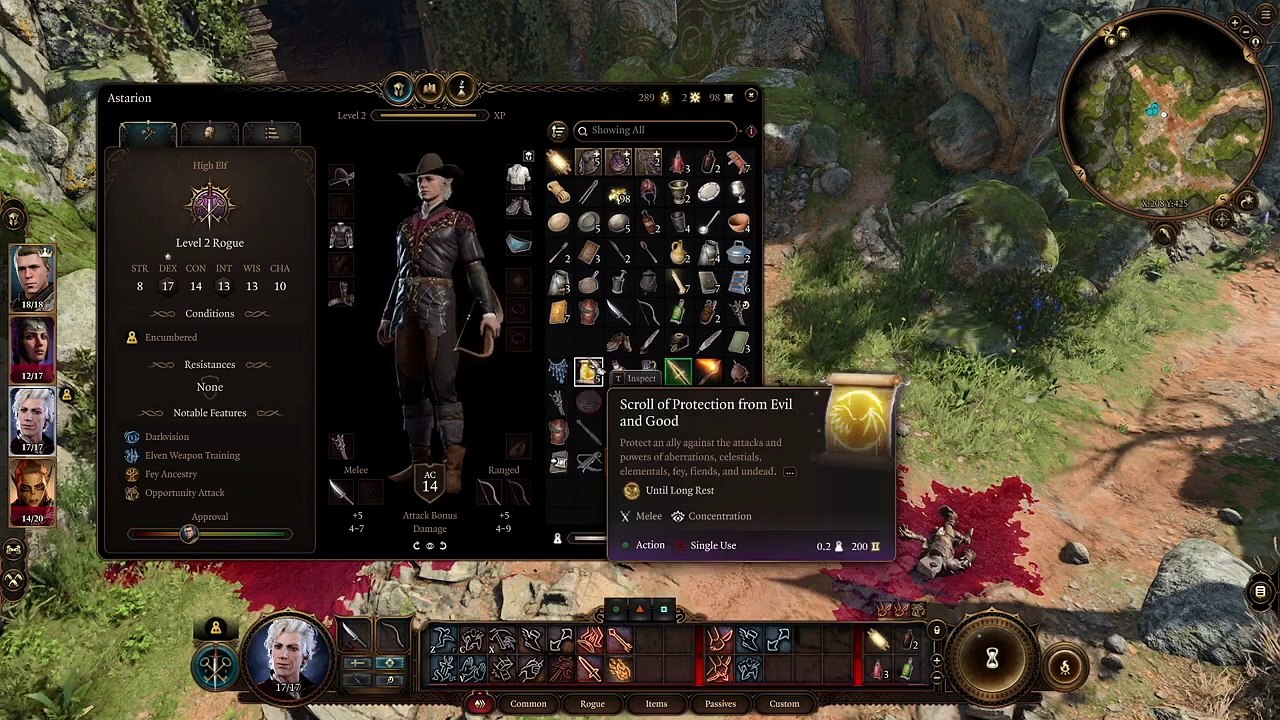 Making Astarion Wear Silly Hats in Baldur's Gate III