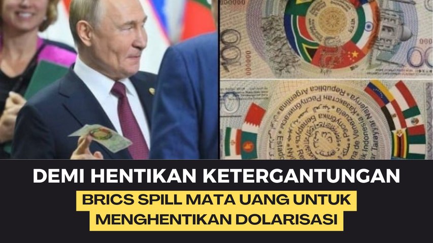 Di KTT BRICS, Putin CS Pamer Mata Uang Baru, Bakal Mulai Akhiri Dominasi Dolar?