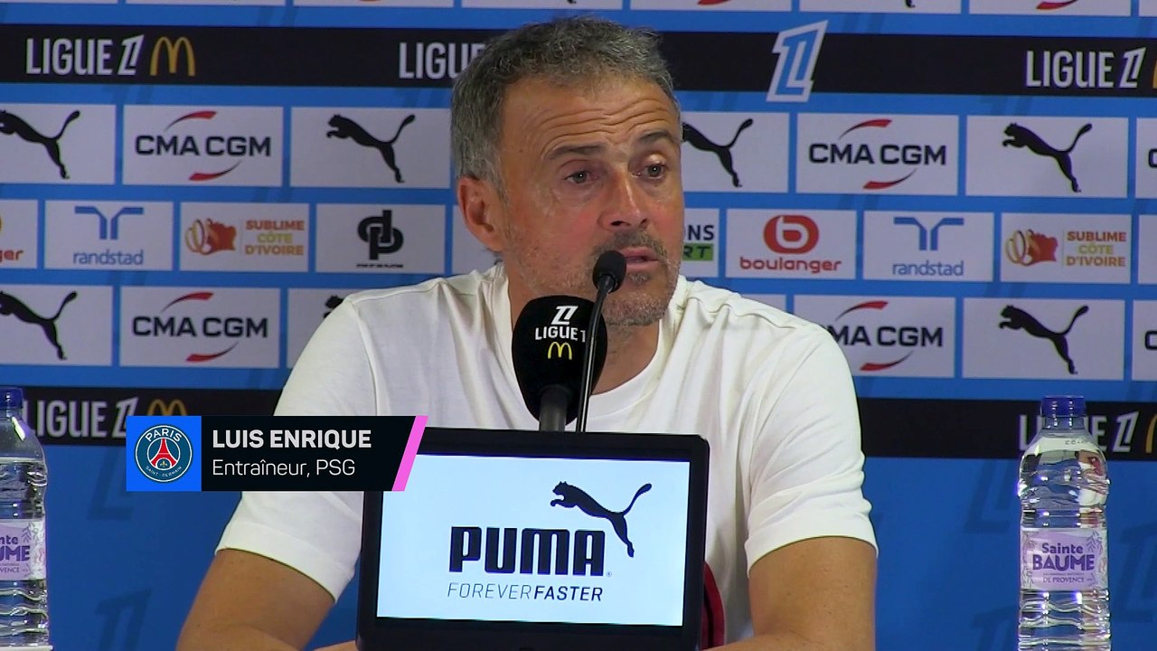 Luis Enrique : "La chose la plus importante est de contrôler ses émotions"