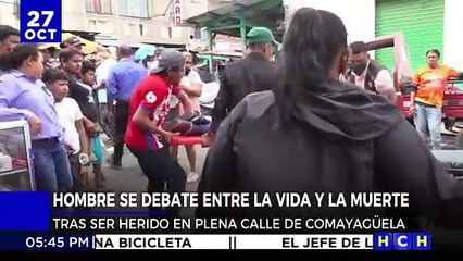 Hombre es atacado a puñaladas en calle de Comayagüela