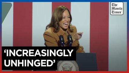 Harris calls Trump ‘increasingly unhinged’ at Michigan rally