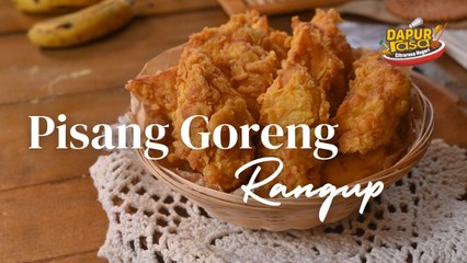 Pisang Goreng Paling Rangup, Hanya Dengan 3 Bahan