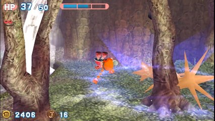 Games from The Crypt 2024: Gurumin: A Monstrous Adventure (PSP Version) Part 2 (B) [Monster Village Dystroyed!! Time for Parin to go after the Phantoms in The Rasish Woods: Cheery Forest Path]