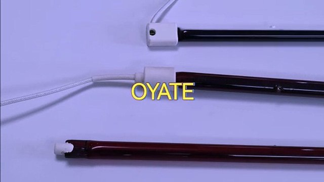 Sk15 halogen ruby heat lamp 1000w Round ruby heating tube 1200w R7S ruby infrared heating lamps 1500w