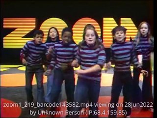 ZOOM Season 2 Episode 19 - Song 'On Top Of Spaghetti' - Guest 'Jimmy Edmonds' Violinist  - Zoom Do 'Tom Pollack Makes A Crystal Radio' (1973)