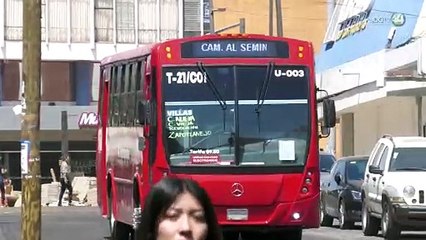 Piden sacar ruta de camión del Centro de Zapotlanejo; las unidades no caben por las calles