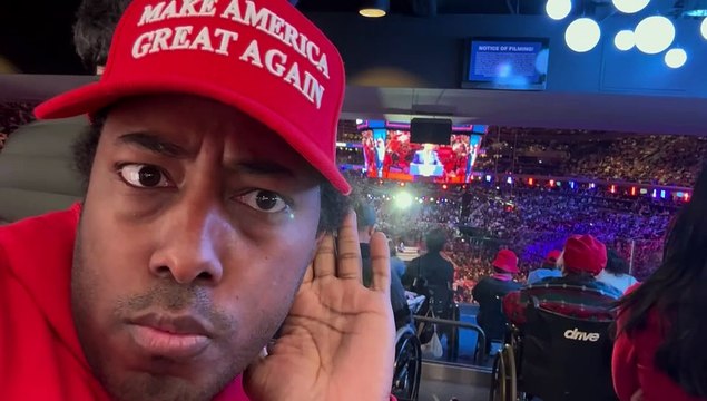 Baron Tremayne Caple A.K.A. Foxy Kitsune Fox: Donald Trump, Madison Square Garden, Manhattan, New York City