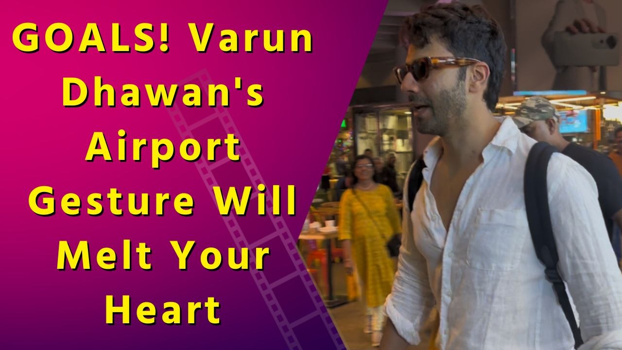 Varun Dhawan's Airport Appearance: Cool, Funky & Irresistible