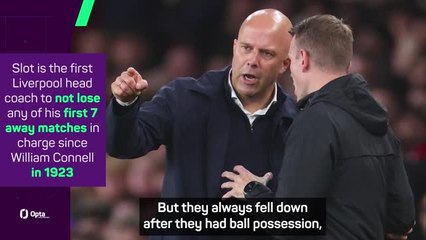 'A f****** joke' - Slot unpacks his yellow card at Arsenal