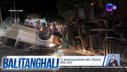 Lalaki, patay matapos madaganan ng truck na bumangga sa isang SUV | Balitanghali