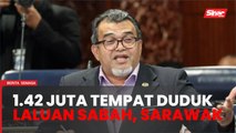 1.42 juta tempat duduk laluan Sabah, Sarawak bulan ini