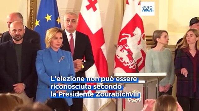 Elezioni Georgia, presidente Zourabichvili non riconosce risultati e accusa la Russia