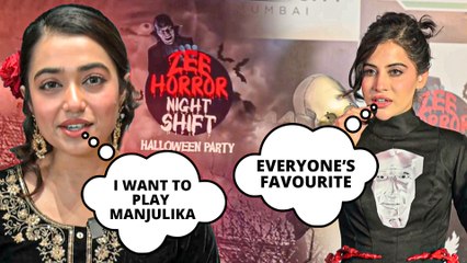 Halloween Fashion At Its Best: Uorfi Javed And Neeharika Roy Attends Zee Horror Night Shift Event