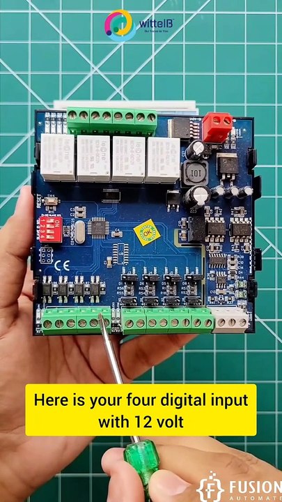 WIN-IO-4DDAM Modbus Serial IO Card | 4 Digital Input | 4 Digital Output | 4 Analog Input | RS485 |