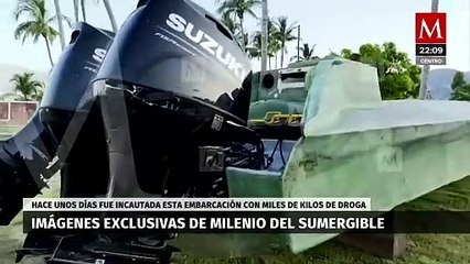 Narco submarino incautado en Guerrero: decomisan toneladas de cocaína