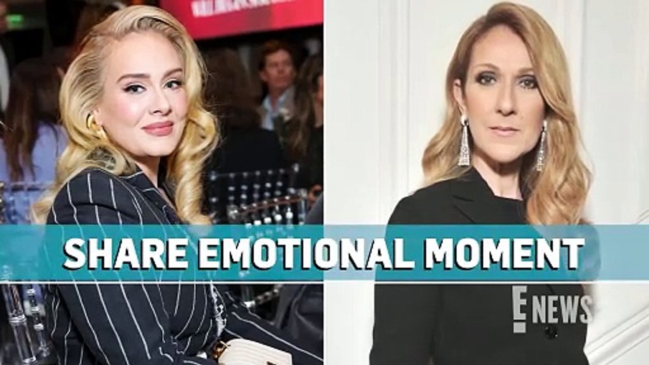 Adele Bursts into Tears and Hugs Céline Dion at Las Vegas Residency Show