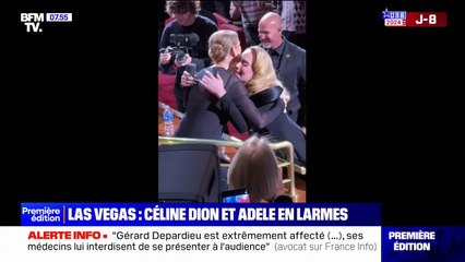 Las Vegas: la chanteuse Adele fond en larmes en découvrant Céline Dion parmi le public de son dernier concert