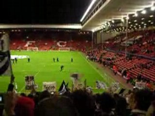 Liverpool - Bordeaux: girondins à l'échauffement