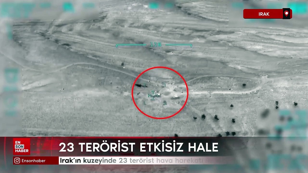 MSB duyurdu: Irak'ın kuzeyinde 23 terörist daha öldürüldü
