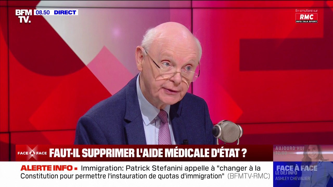Patrick Stefanini: "Un étranger qui fait l'objet d'une mesure d'éloignement du territoire continue à bénéficier de l'AME, ça il faut changer"
