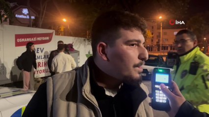 Ekipleri görünce ters şeritten kaçtı