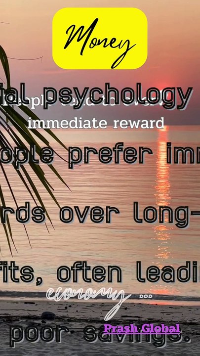 People tend to overvalue immediate rewards