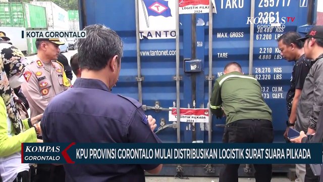 KPU Provinsi Gorontalo Mulai Distribusikan Logistik Surat Suara Pilkada