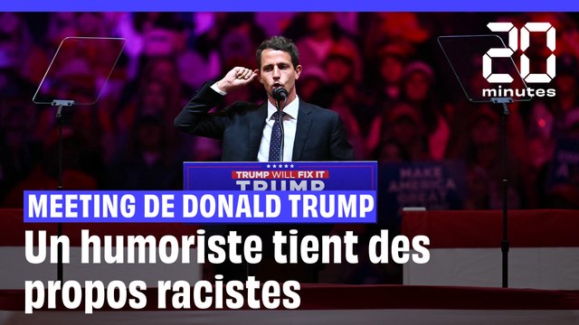 Meeting de Donald Trump au Madison Square Garden : Un humoriste tient des propos racistes