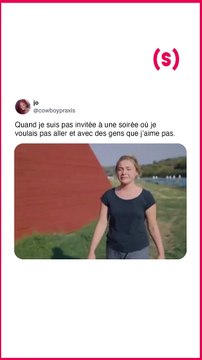 SIMONE - Quand je suis pas invitée à une soirée où je voulais pas aller et avec des gens que j'aime pas