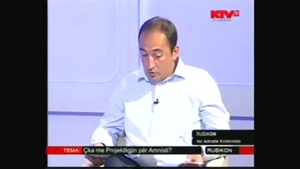 Gëzim Kelmendi - Çka me ligjin për Amnisti - Debat në emisionin Rubikon (pjesa e dytë)
