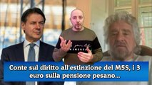 Conte sul diritto all'estinzione del M5S, i 3 euro sulla pensione pesano...