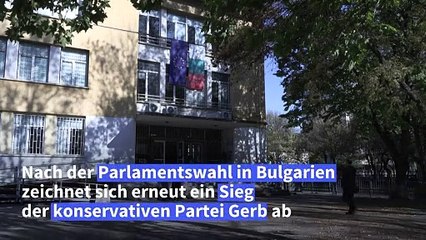 Konservative bei Wahl in Bulgarien offenbar vorn