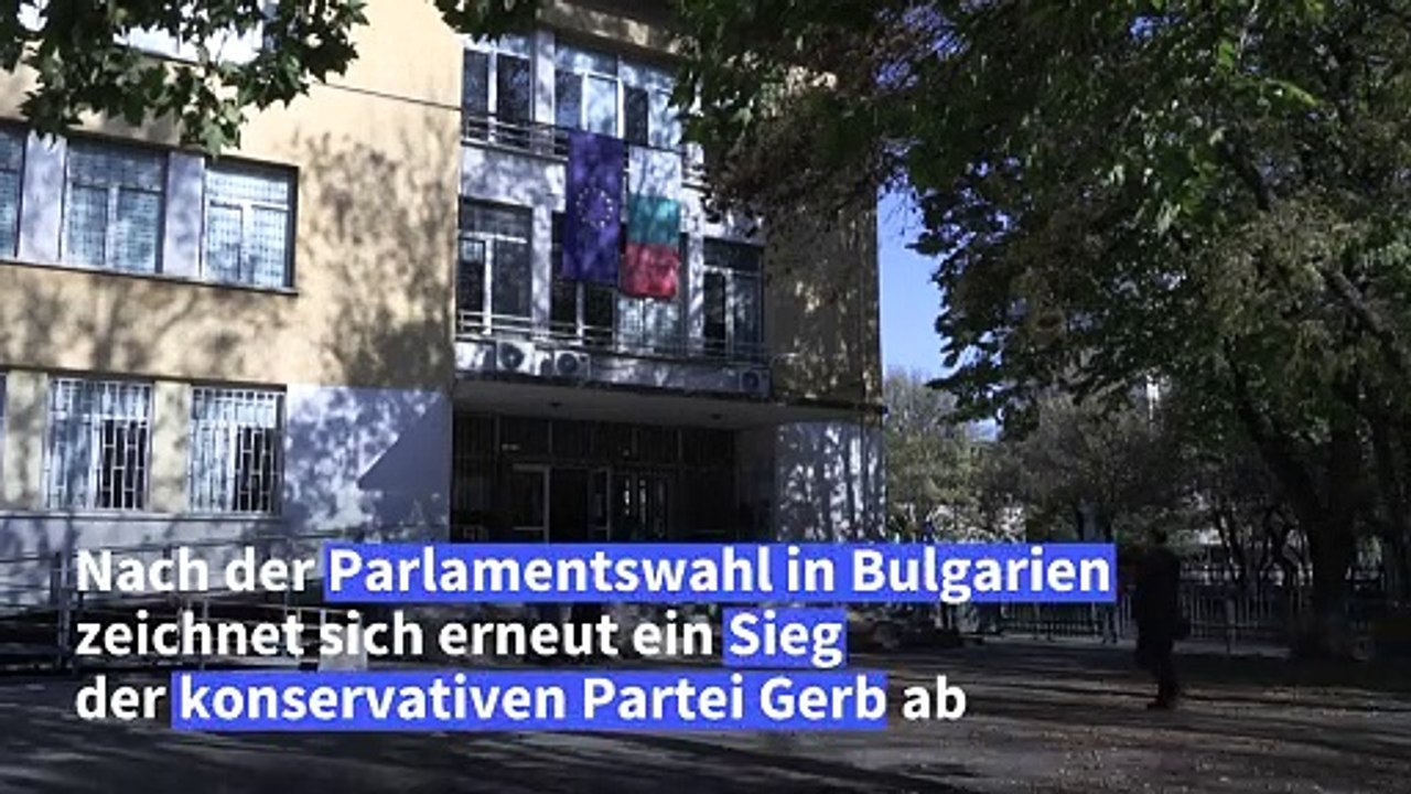 Konservative bei Wahl in Bulgarien offenbar vorn