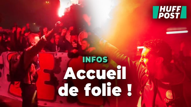 L'accueil incroyable en pleine nuit des supporters du PSG à leurs joueurs après le Classico