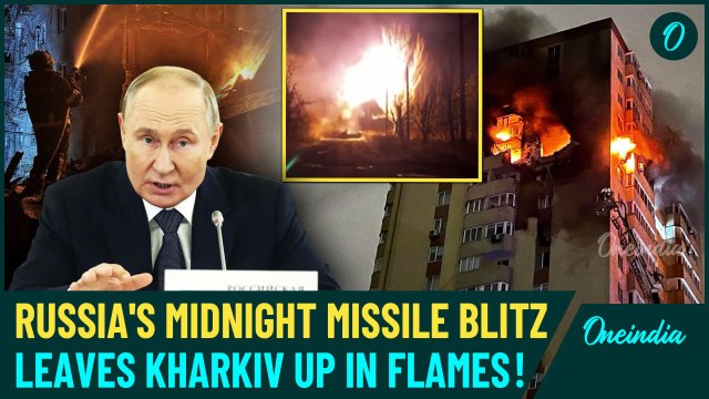 VIDEO| Russian Missile Barrage Hits Kharkiv; Casualties Reported As Putin's War Machine Dominates