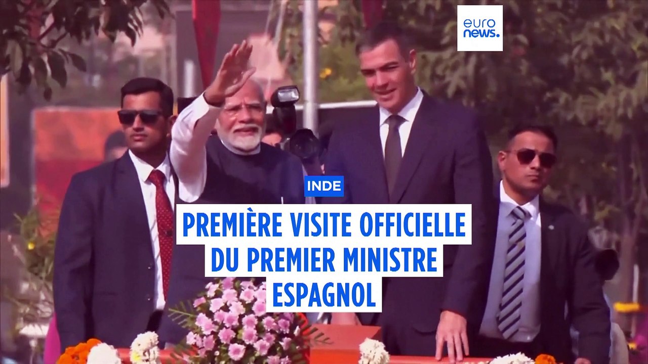 Inde : Modi et Sanchez inaugurent la première usine privée d'avions militaires