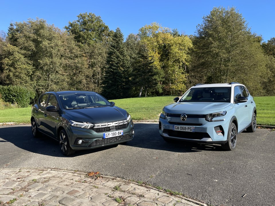 Citroën C3 vs Dacia Sandero : le match des citadines populaires