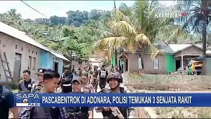 Usai Bentrok di Adonara, Polisi Temukan 3 Pucuk Senjata Rakitan di Rumah Warga!