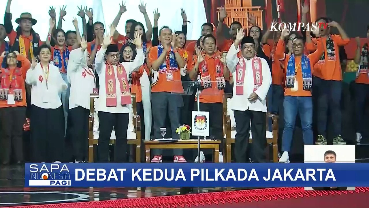 Momen Ketiga Cawagub Jakarta 2024 Adu Gagasan soal Ketimpangan Sosial