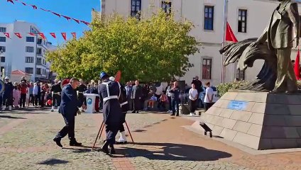 29 Ekim çelenk sunma töreni