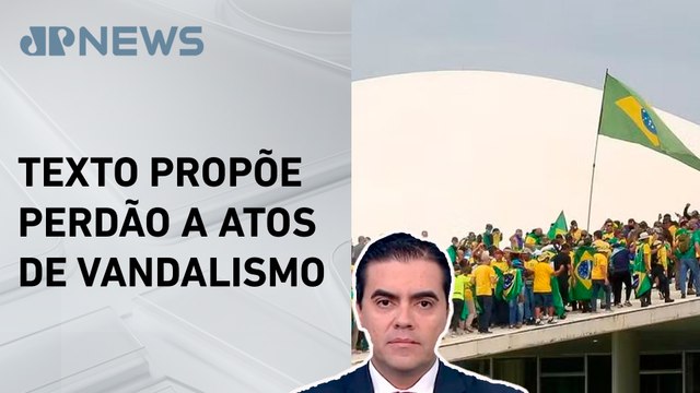 CCJ vai votar anistia de envolvidos nos atos do 8 de Janeiro; Cristiano Vilela comenta