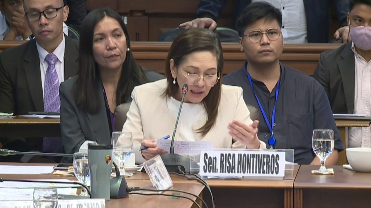 Sen. Hontiveros asks "Do you take responsibility for the death of Kian Delos Santos?"
